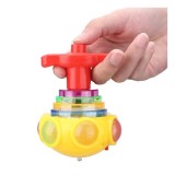 Jucarie Titirez Automat, Model ufo, Muzica, Joc de Lumini, galben