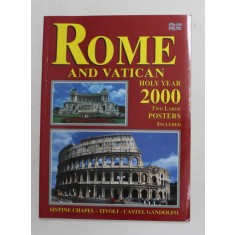 ROME AND VATICAN - HOLLY YEAR 2000, TWO LARGER POSTERS INCLUDED , 2000