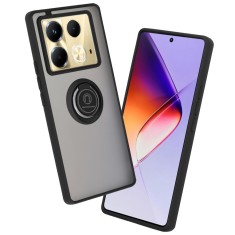 Husa Infinix Note 40 Techsuit Glinth cu inel suport stand magnetic, negru foto