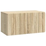 vidaXL Oglindă TV montată pe perete Stejar Sonoma 59,5 x 31 x 30 cm 898367