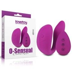 O-Sensual Double Rush - Vibrator cu Dublă Stimulare, 8 cm