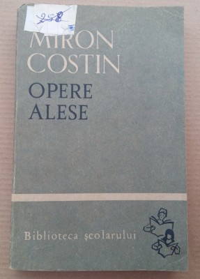 (C488) MIRON COSTIN - OPERE ALESE foto