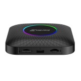 Adaptor Carlinkit AI TBox Ambient LED Android 13.0 - 8G/128G Wireless Apple Carplay Android Auto / SIM SD card