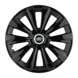 Set 4 Capace Roti, potrivite jantelor de R16, pentru Land Rover, model delta negru, Autohelix MSA