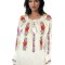 Bluza tip ie dama R25 alb/mov , marimea 3XL