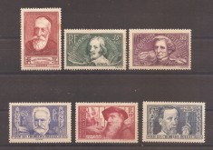 Franta 1938 - Timbru de caritate - Personalitati (sarniera), MH