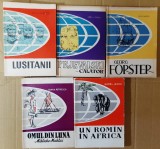 5 vol. Mari Descoperitori Mari Calatori (Lusitanii, Aurel Lecca in Africa, Mikluho Maklai, Georg Forster, Prjevalski) - se dau doar impreuna!