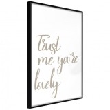 Cumpara ieftin Poster - Compliment, cu Ramă neagră, 40x60 cm