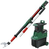 Bosch AdvancedPrune 18V-45 + AXT 25 D - Foarfeca de gradina pentru crengi cu 1 acumulator Li-Ion 18 V 2 Ah 45 mm accesorii + Tocator de crengi 2500 W