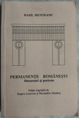 BASIL MUNTEANU - PERMANENTE ROMANESTI: DISCURSURI SI PORTRETE (CLEVELAND, 1994) foto