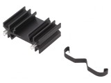 Radiator Extrudat Negru 25mm TO202 TO218 TO220 TOP3