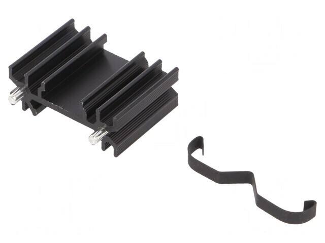 Radiator Extrudat Negru 25mm TO202 TO218 TO220 TOP3
