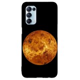 Husa compatibila cu Oppo A16 4G model Orange Moon, Silicon, TPU, Viceversa, Transparent, Carcasa