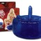 Scaun gonflabil cu vibrator - Albastru
