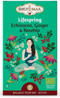 Ceai Shotimaa Balance Your Day - Lifespring - echinacea, ghimbir si macese bio 16dz foto