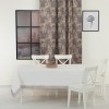 Fata de masa bumbac brodata 160x260cm Alb Ecru - calitate superioara