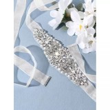 Cumpara ieftin Cordon Rochie, Model cu Strasuri , 270x5cm - 49054