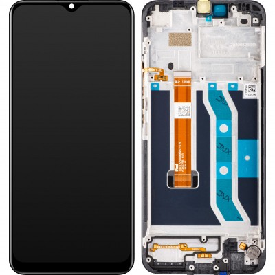 Display Realme C11 Compatibil Cu Rama Negru foto