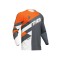 Bluza Motocross/Enduro Thor Sector Checker gri cu portocaliu