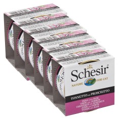 Schesir cat ton cu ?unca in gelatina 6 x 85 g foto
