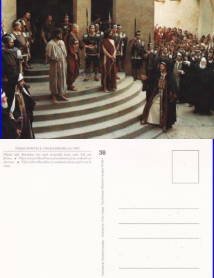 Ilustrata Germania- Oberammergau-Pilat, Baraba foto