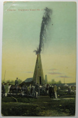 Campina - Eruptiunea Sondei No. 27, circulata 1912 foto