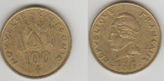 Noua Caledonie 2007 - 100 francs foto