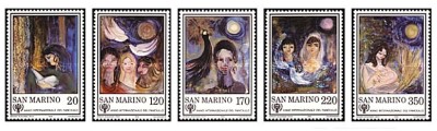 San Marino 1979 - Picturi-UNICEF, arta, serie neuzata foto