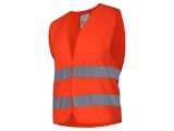Vestă Reflectorizantă Portocalie LAHTI PRO S cu Fixare Arici LPKO2S