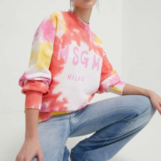 MSGM hanorac de bumbac femei, cu model 3641MDM82.247289