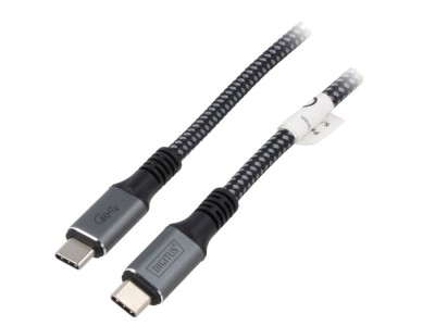 Cablu USB C 3m negru-gri foto