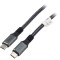 Cablu USB C 3m negru-gri