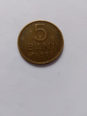 5 bani 1957 foto