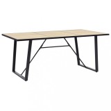 VidaXL Masă de bucătărie, stejar, 200 x 100 x 75 cm, MDF