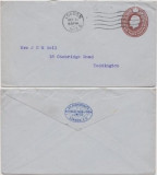 Great Britain 1923 National Bank of India Stationery Cover to Teddington D.401