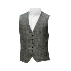 Vesta barbati slim verde in carouri VE02