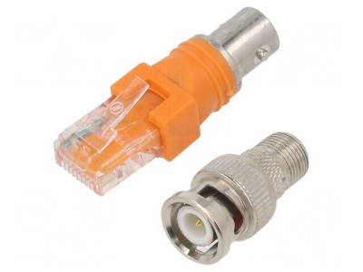 Adaptor BNC la RJ45 Coaxial foto