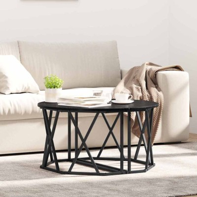 vidaXL Masă de cafea Stejar negru 80 x 80 x 42 cm 868249 foto