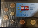 Seria completata monede - Norway , 7 monede