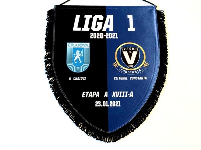 Fanion (protocol) meci CS UNIVERSITATEA Craiova-VIITORUL Constanta (23.01.2021) foto
