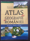 ATLAS DE GEOGRAFIE A ROMANIEI- Clasa a IV-a - Manuela Popescu