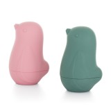 Petite&amp;Mars Love Birds jucărie pentru apă 6 m+ Rose Green 2 buc