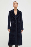 Cumpara ieftin Marella palton de lana culoarea albastru marin, de tranzitie