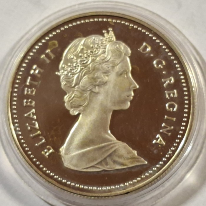 Canada 1 dolar 1989 argint Proof argint R&acirc;ul Marckenzi cu certificat