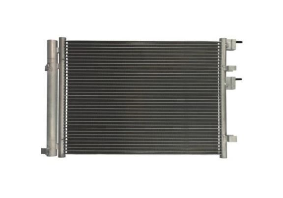 Condensator climatizare Hyundai I20, 09.2008-12.2012, motor 1.2, 57 kw benzina, cutie manuala, full aluminiu brazat, 530(485)x355x17 mm, cu uscator s