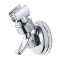 Suport pentru cap de dus, ABS, Ventuza, Rotire 360, 5kg, Argintiu