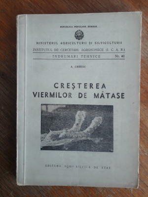 Cresterea viermilor de matase - A. Chiriac / R2P2F foto