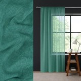 Perdea decorativă verde cu bandă, 140x260 cm, CMCLASS