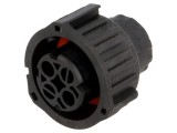 Conector Circular 2.5mm Mamă pe Cablu 2 PIN-uri