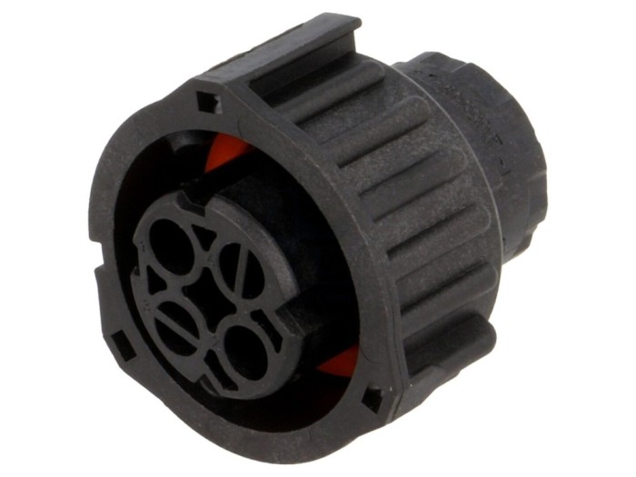 Conector circular mamă pe cablu 2 pini
